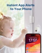 9-Piece Home Security System, WiFi Wireless Alarm System, 120dB Siren Alert, DIY... - Image 6