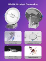 Govee Smart Recessed Lighting 6 Inch, Wi-Fi Bluetooth Direct Connect RGBWW LED D... - Image 3