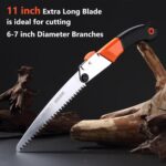 REXBETI Folding Saw, Heavy Duty 11 Inch Extra Long Blade Hand Saws for Wood Camp... - Image 4