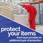International Plastics Co. 18" Stretch Film/Wrap 1500 feet 7 Layers 80 Gauge Ind... - Image 7