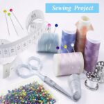 600PCS Sewing Pins, Straight Pin for Fabric, Pearlized Ball Head Quilting Pins L... - Image 5