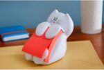 Post-it Dispenser, Sticky Note Holder, White Cat Design, Includes 45 Pop-Up Shee... - Image 3