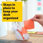 Post-it Dispenser, Sticky Note Holder, White Cat Design, Includes 45 Pop-Up Shee... - Image 5