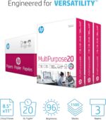 HP Printer Paper | 8.5 x 11 Paper | MultiPurpose 20 lb | 3 Ream Case - 1500 Shee... - Image 3