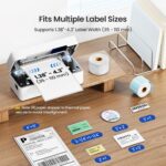 Bluetooth Thermal Shipping Label Printer, 4x6 Portable Thermal Printer, Compatib... - Image 4