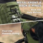 WINGOIN Tactical Dog Harness for Large Dogs, Heavy Duty No Pull Dog Harness with... - Image 3
