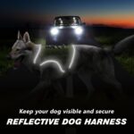 WINGOIN Tactical Dog Harness for Large Dogs, Heavy Duty No Pull Dog Harness with... - Image 5