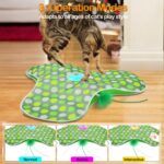umosis Interactive Cat Toys Rechargeable,Moving Concealed Feathers,Real Mouse Sq... - Image 6