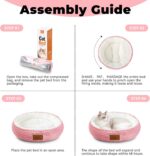 Zerbuger 20in Washable Cat Beds for Indoor Cats - Round Donut Pet Bed for Cats, ... - Image 7