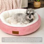 Zerbuger 20in Washable Cat Beds for Indoor Cats - Round Donut Pet Bed for Cats, ... - Image 9