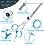 5 in 1 Premium Dog Grooming Scissors, Professional Dog Scissors for Grooming wit... - Image 4