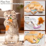 ETEKYER Catnip Cat Toys, 5 Pack, Plush Catnip Toys for Indoor Cats Kitten, Inter... - Image 6
