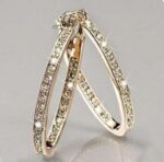 Haul Store Clearance 14K Gold Hoop Earrings for Women Clearance Items+Haul Store... - Image 4