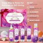Spa Bath Sets for Women Gift,Stress Relief & Relaxing Body Wash Bath Set,Vanilla... - Image 3