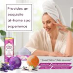 Spa Bath Sets for Women Gift,Stress Relief & Relaxing Body Wash Bath Set,Vanilla... - Image 4