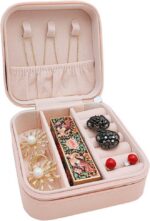 TRODANCE Mini Jewelry Travel Case, Small Portable Jewellry Organizer Box Portabl... - Image 5