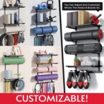 Home Gym Storage Shelf Only, Adjustable Gym Equipment Organizer Wall Mounted wit... - Image 3