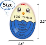 Lasubst Egg Timer for Boiling Eggs that Changes Color When Done, Blue - Image 7