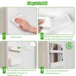 Straw Holder for Cabinet Door, Silicone Straw Organizer for Cabinet Door, Kitche... - Image 6