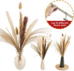 65PCS Pampas Grass Decor, Including pompas Floral, Reed Dried Grass and Bunny Ta... - Image 5