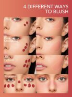SHEGLAM Color Bloom Liquid Blush Makeup for Cheeks Matte Finish-Love Cake - Image 5