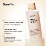 Anua Rice 70 Glow Milky Toner, Glass & Dewy Skin, Hydrating & Barrier Care, Rice... - Image 4