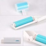 Sticky Lint Roller 3 Pack, Reusable Washable Lint Roller Pet Hair Remover Includ... - Image 6