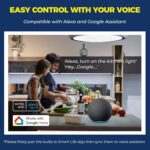 Lightinginside Smart Light Bulbs 6 Pack, Smart Bulb Works with Alexa/Google Home... - Image 5