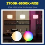 Lightinginside Smart Light Bulbs 6 Pack, Smart Bulb Works with Alexa/Google Home... - Image 8