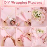 woric 93 Pcs Flower Bouquet Wrapping Paper Kits, 20 Sheets Waterproof Floral Wra... - Image 4