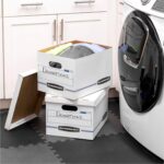 Bankers Box 30-Pack Basic Duty File Storage Boxes with Lids, Letter/Legal, Stor,... - Image 3