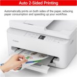Canon PIXMA TR7120 Wireless Color Inkjet Printer for Duplex Printing, White – Ho... - Image 9