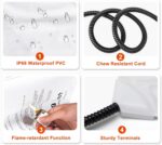 Large Pet Heating Pad, Waterproof Heated Dog Cat Bed with 11 Adjustable Temperat... - Image 6