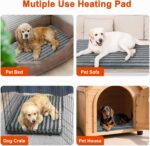 Large Pet Heating Pad, Waterproof Heated Dog Cat Bed with 11 Adjustable Temperat... - Image 9