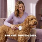 Poodle Pet Slicker Brush - For Dogs, Cats, Rabbits - Matted/Loose Fur, Knots - S... - Image 10