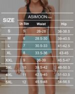 ASIMOON High Waisted Cotton Underwear for Women Plus Size Slight Tummy Control F... - Image 7