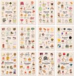 2026 Bucket List Calendar, Art Watercolor Monthly Calendar, Desktop Time Reminde... - Image 3