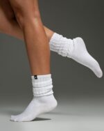 Kamo Fitness Cozy 3-Pair Pack - Scrunch Long Crew Socks for Women, Soft & Breath... - Image 4