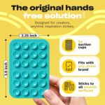 OCTOBUDDY Classic - Silicone Suction Phone Case Adhesive Mount - Hands-Free, Str... - Image 3