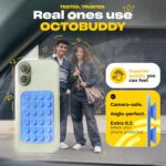 OCTOBUDDY Classic - Silicone Suction Phone Case Adhesive Mount - Hands-Free, Str... - Image 4