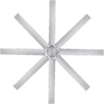 WAC Lighting Mocha XL 8 Blades Aluminum Smart Ceiling Fan in Brushed Nickel - Image 8