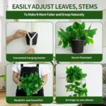 Freyalife Fake Hanging Plants for Room Decor,1pcs Artificial Potted Plants Vines... - Image 4