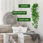 Freyalife Fake Hanging Plants for Room Decor,1pcs Artificial Potted Plants Vines... - Image 5