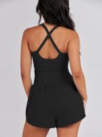 Caracilia Women's Workout Athletic Romper Summer Sets Short Jumpsuits Onesie Run... - Image 5