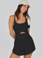 Caracilia Women's Workout Athletic Romper Summer Sets Short Jumpsuits Onesie Run... - Image 7