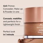 M. Asam Magic Finish Make-Up Mousse (1.01 Fl Oz) – 4in1 Primer, Foundation, Conc... - Image 3