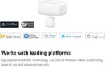Eve Door & Window (Matter) 3 Pack – Smart Contact Sensor for Doors & Windows, Op... - Image 3