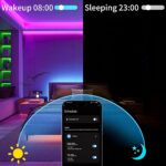 KSIPZE Smart WiFi LED Strip Lights, RGB+IC LED Lights for Bedroom Work with Alex... - Image 6