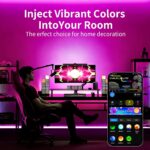 KSIPZE Smart WiFi LED Strip Lights, RGB+IC LED Lights for Bedroom Work with Alex... - Image 7