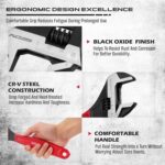 SEDY Adjustable Wrench Set Pipe Spanner: 6" 8" 10" Wide Jaw Black Oxide Wrench W... - Image 6